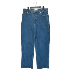 Madewell The Perfect Vintage Wide Leg Jean Women's Sz 31 Medium Wash Casual 90s